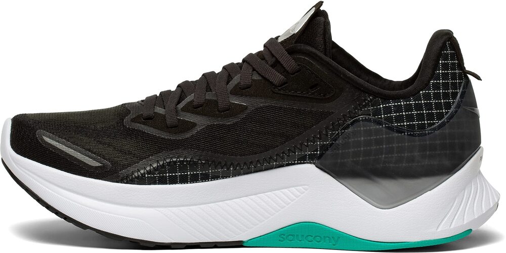 SAUCONY WOMEN'S CORE ENDORPHIN SHIFT 2 RUNNING SHOE, BLACK/WHITE, 10